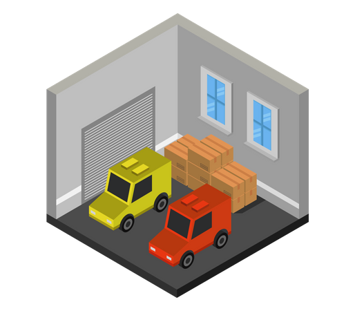 Warehouse  Illustration