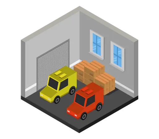 Warehouse  Illustration