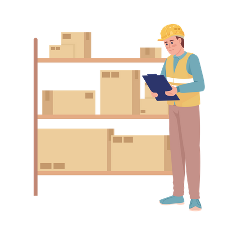 Warehouse manager  Illustration