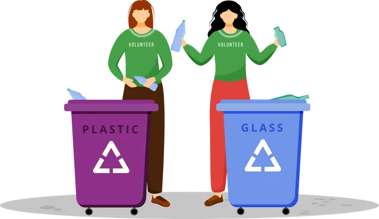 Waste management  Illustration