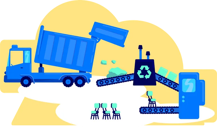 Waste management  Illustration