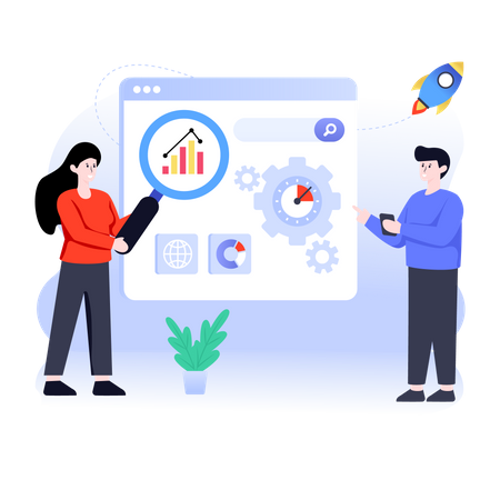 Website Optimization  Illustration