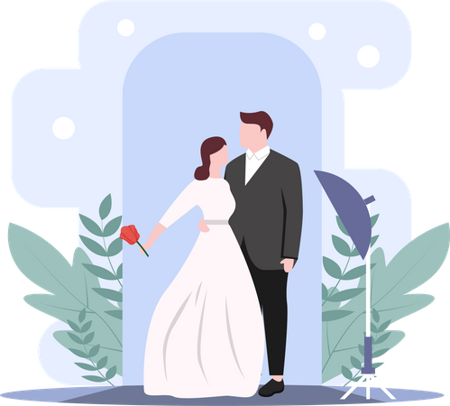 Wedding Couple  일러스트레이션