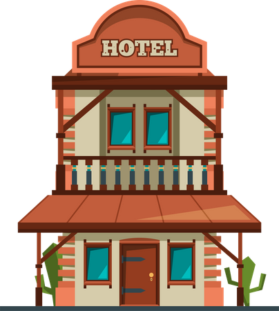 Western Building  イラスト