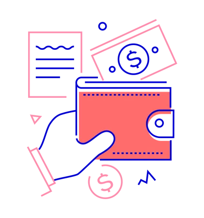 Geschäft und Finanzen  Illustration