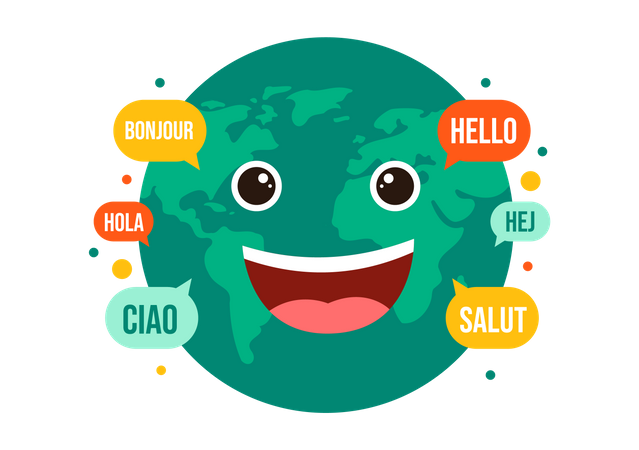 World Hello Day  Illustration