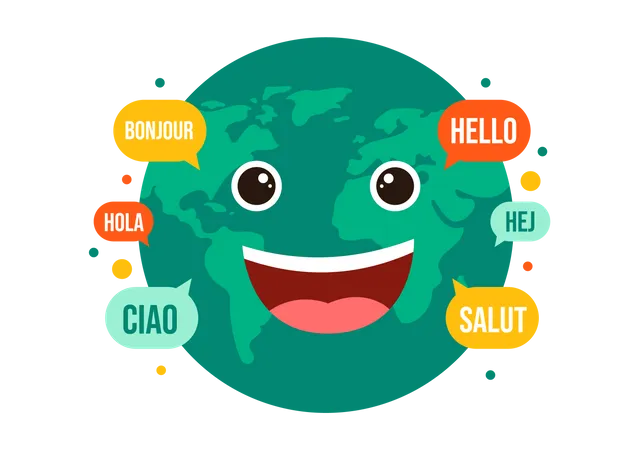 World Hello Day  Illustration