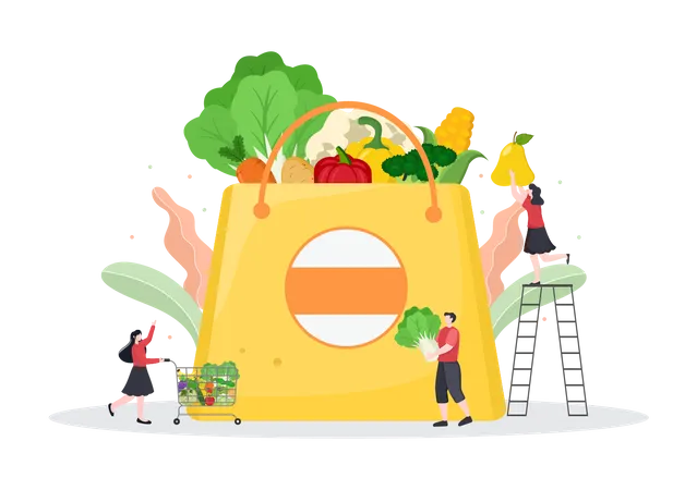 World Vegetarian Day  Illustration