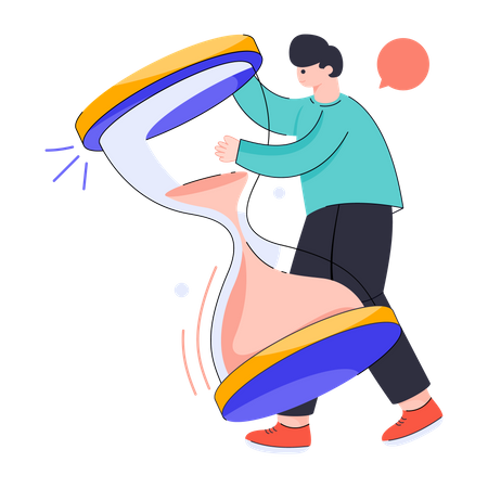 Zeitmanager  Illustration