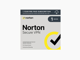 Norton Secure VPN 1-Year Subscription for 1 Device: PC, Mac, iOS, or Android [Digital Download]