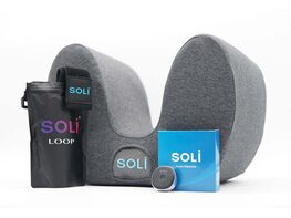 Soli Sleep Audio Pillow + Accessories Bundle (Charcoal)