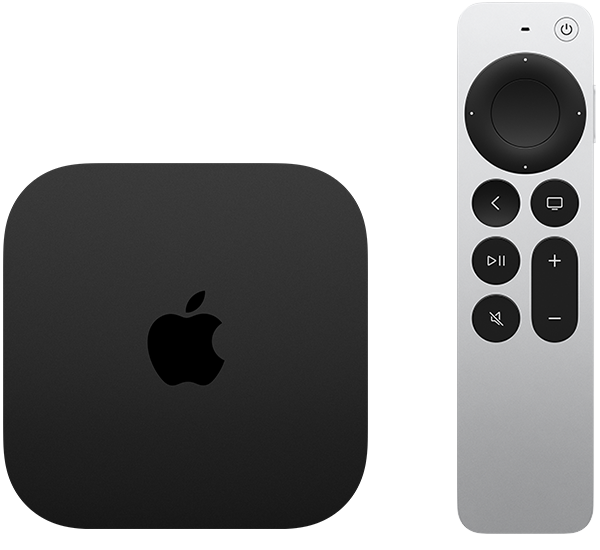 Apple TV et télécommande