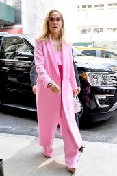 Jennifer Lopez in all Pink Business Suit - NYC 09/09/2019