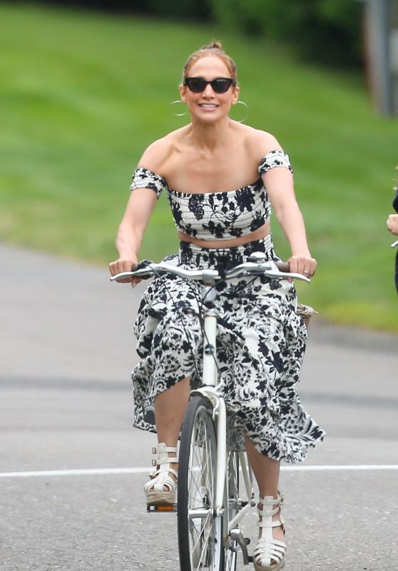 Jennifer Lopez: Bicycling in Style on the Eve of Her 55th Birthday