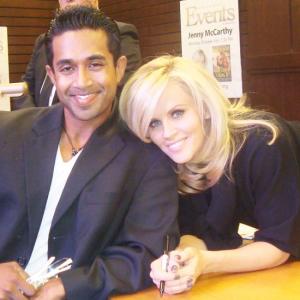 The Showstopper at a book signing with Jenny McCarthy