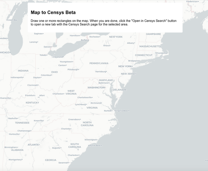 Map to Censys Beta