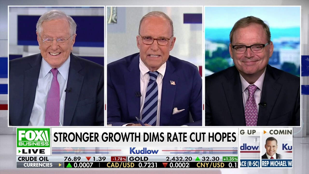  'Kudlow' panelists Steve Forbes and Kevin Hassett discuss the U.S. response to the Israel-Hamas war and the possibility of a Harris presidency.