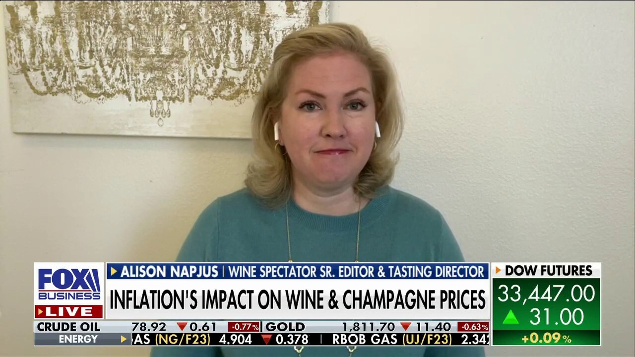 Wine Spectator senior editor Alison Napjus provides professional analysis of inflation’s impact on wine and Champagne prices nationwide on ‘Mornings with Maria.’