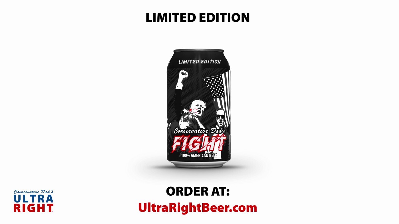 Ultra Right Beer is rolling out the limited edition can based on Trump’s reaction to the failed assassination attempt against him.