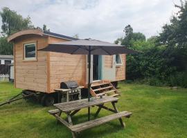 Tiny house op wielen Friesland、ウォルクムのタイニーハウス