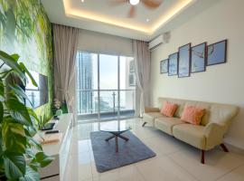 Seaview condo near RF Mall, Food Court & Free Netflix, vacation rental in Johor Bahru