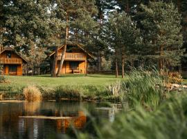 Vējciems, maison de vacances à Liepene