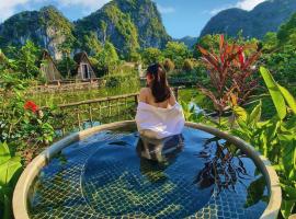 Trang An Lamia Bungalow, hótel í Ninh Binh