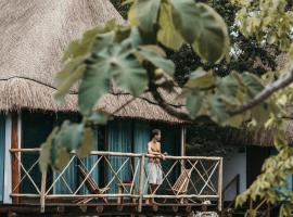 Zamna eco-lodge Tulum，圖盧姆的飯店