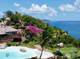 Château de feuilles & SPA - Praslin island, hótel í Baie Sainte Anne