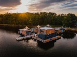 Schwimmende Ferienhäuser auf dem See - Spreewald, villa sa Vetschau