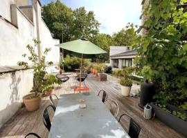 Loft familial avec grand jardin verdoyant, hotel u Parizu