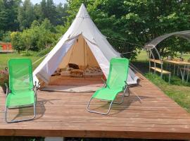 Glamping Fluffy Horns - Glempings Pūkainie Ragi โรงแรมราคาถูกในPlieņciems