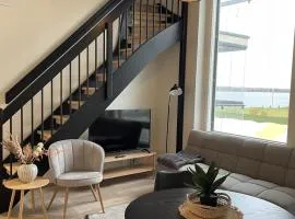 Beautiful loft apartment with glazed balcony