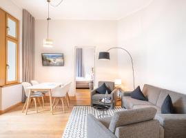 Designerwohnung in alter Villa für Familien, mit Terrasse und 2 Schlafzimmern, hotel en Heringsdorf