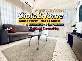 Gioia2Home 5 mins to Taiping/Kamunting, hotelli kohteessa Taiping