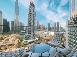 Stunning 2BR Full Burj Khalifa Views 5min walk to Dubai Mall