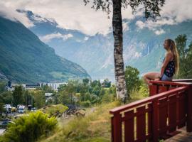 Vinje Camping, hotell i Geiranger