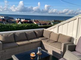 Ocean panorama, rumah kotej di Farsund