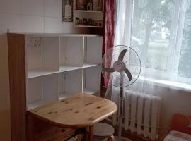 A comfortable 18m room with balcony, hotel Tallinnban