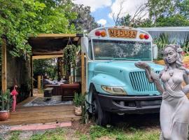 Cozy AF Medusa the Bus-Lux, villa sa Tampa