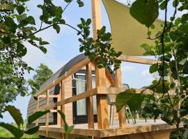 Tiny House De Skierroek, hotell i Westergeest