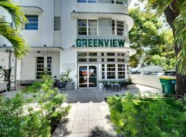 Greenview Hotel By Lowkl, хотел в района на Саут Бийч, Маями Бийч