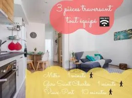 Joli T3 avec balcon - Gare St-Charles à 50 m