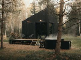 Viesnīca Briežu Stacija Off Grid Cabin Līgatnē