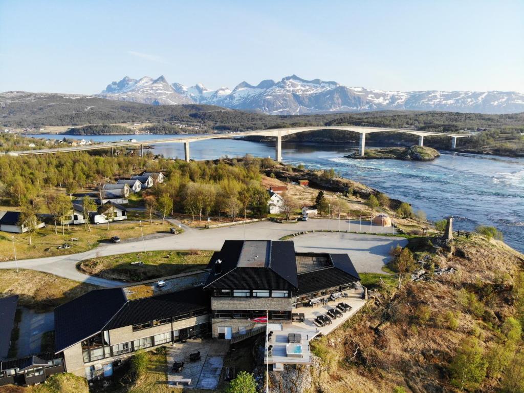 Landskap nær hotellet