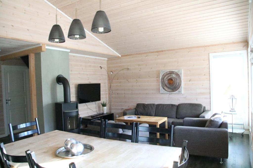 Et sittehjørne på Myrkdalen Resort Vårstølen apartment