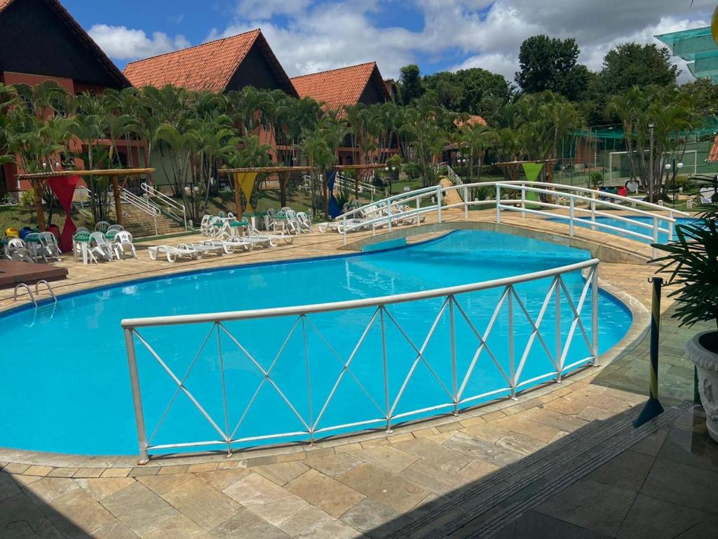 A piscina localizada em Hotel Gran Minas ou nos arredores