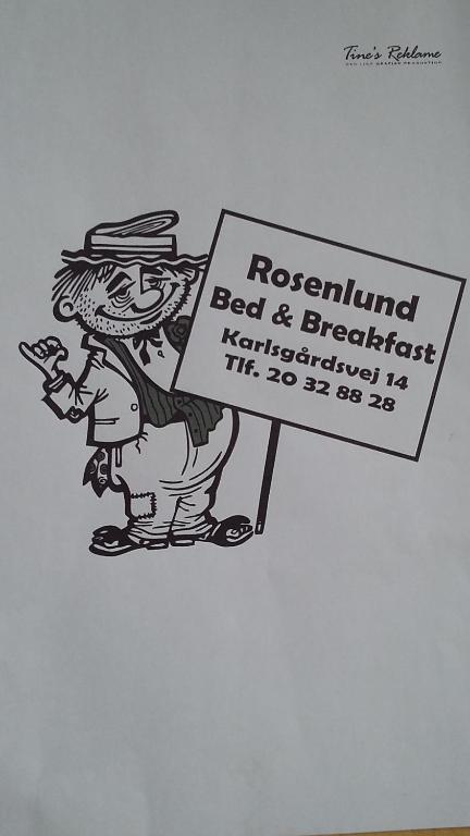 План Rosenlund Bed and Breakfast