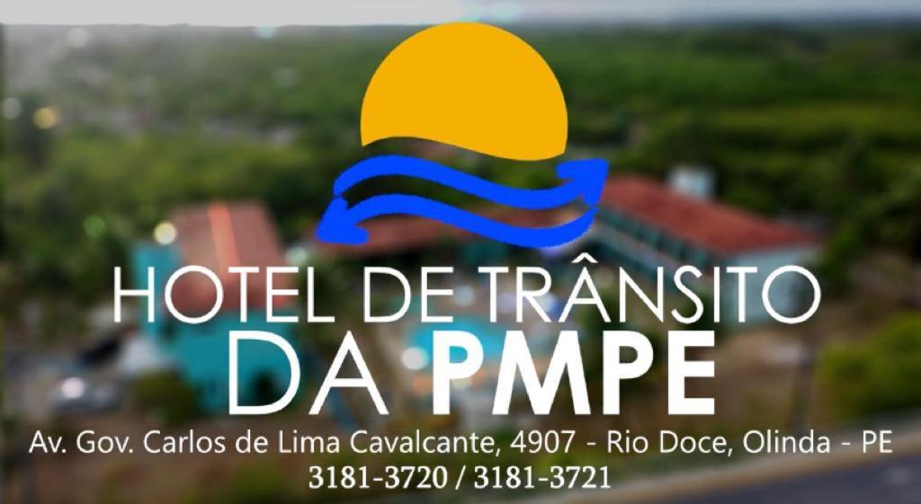 Un certificado, premio, cartel u otro documento en Hotel de Trânsito da PM-PE