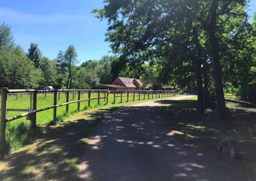 Naturlandskap nära semesterhuset